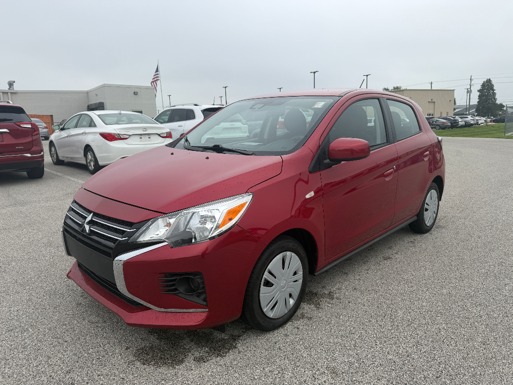 Wine Red Metallic 2024 Mitsubishi Mirage Hatchback Front-Wheel Drive Continuously Variable Transmission