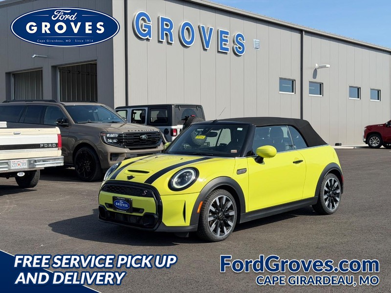Green 2024 MINI Cooper S Convertible FWD Convertible Front-Wheel Drive 7-Speed Automatic