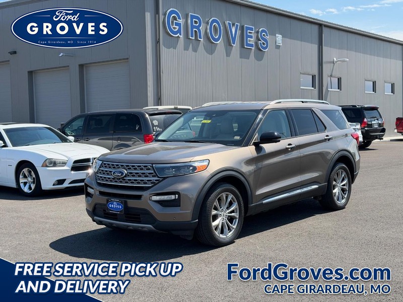 Stone Gray Metallic 2021 Ford Explorer Limited AWD SUV / Crossover All-Wheel Drive Automatic