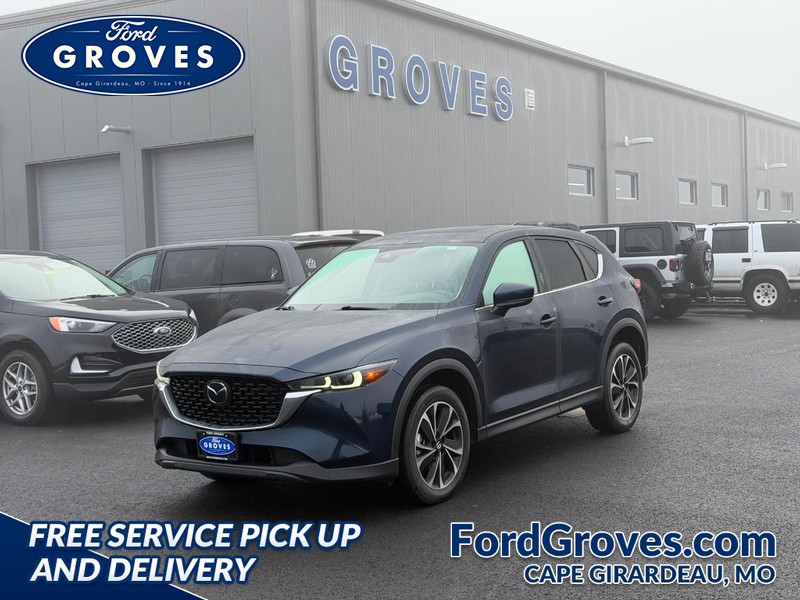 Deep Crystal Blue Mica 2023 Mazda CX-5 2.5 S Premium AWD SUV / Crossover All-Wheel Drive 6-Speed Automatic