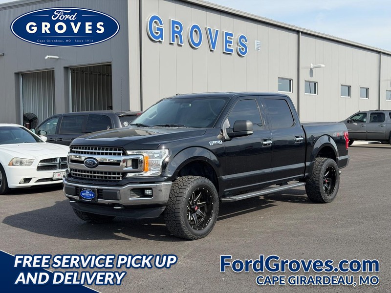 Shadow Black 2018 Ford F-150 XLT SuperCrew 4WD Pickup Truck Four-Wheel Drive Automatic