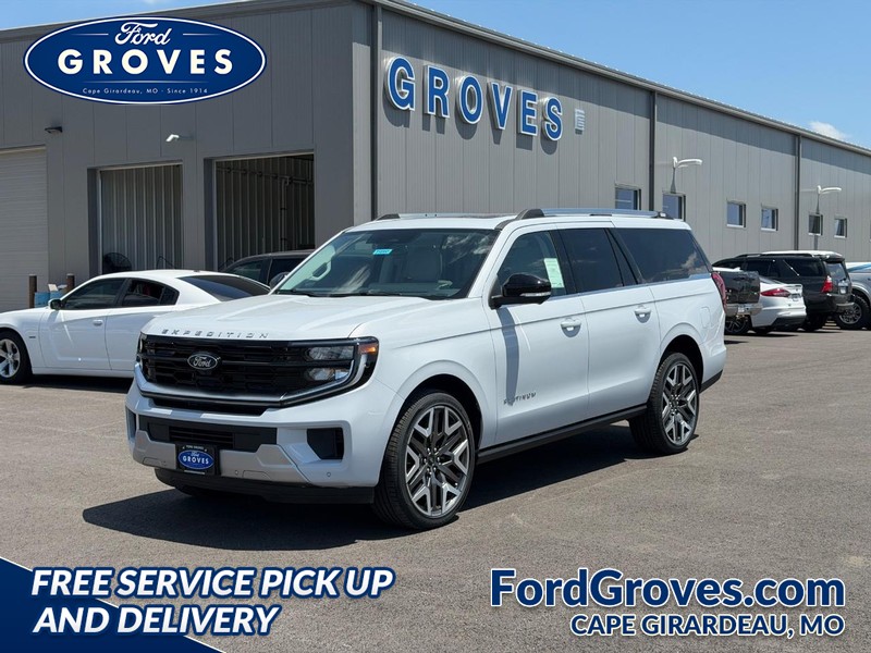 Space Silver Metallic 2026 Ford Expedition MAX Platinum 4WD SUV / Crossover Four-Wheel Drive Automatic