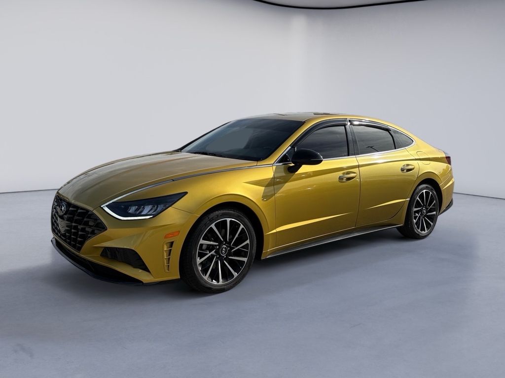 Glowing Yellow 2020 Hyundai Sonata SEL Plus FWD Sedan Front-Wheel Drive 8-Speed Automatic
