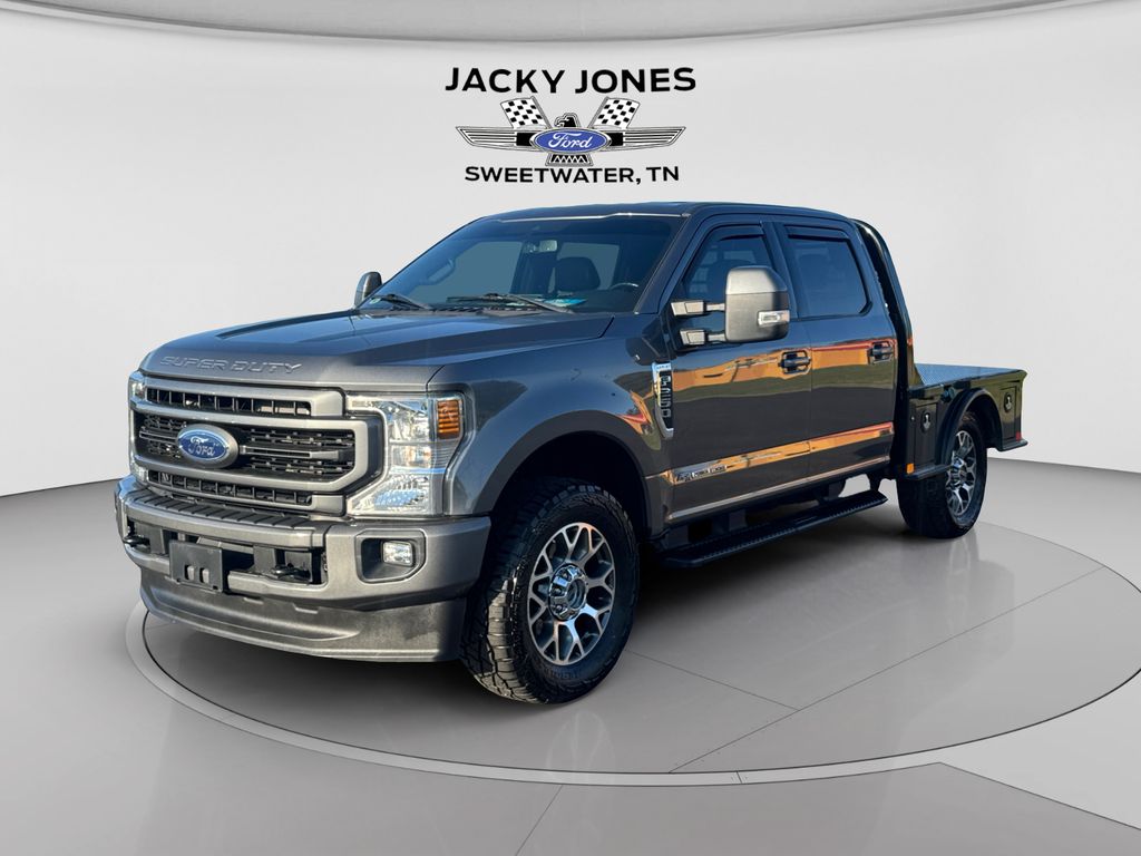 Carbonized Gray Metallic 2022 Ford F-250 Super Duty Lariat Crew Cab 4WD Pickup Truck Four-Wheel Drive Automatic