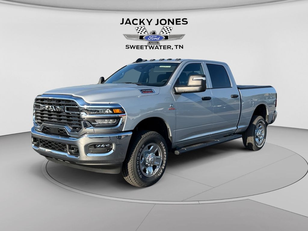 Silver Zynith 2025 RAM 2500 Tradesman Crew Cab 4WD Pickup Truck Four-Wheel Drive 8-Speed Automatic