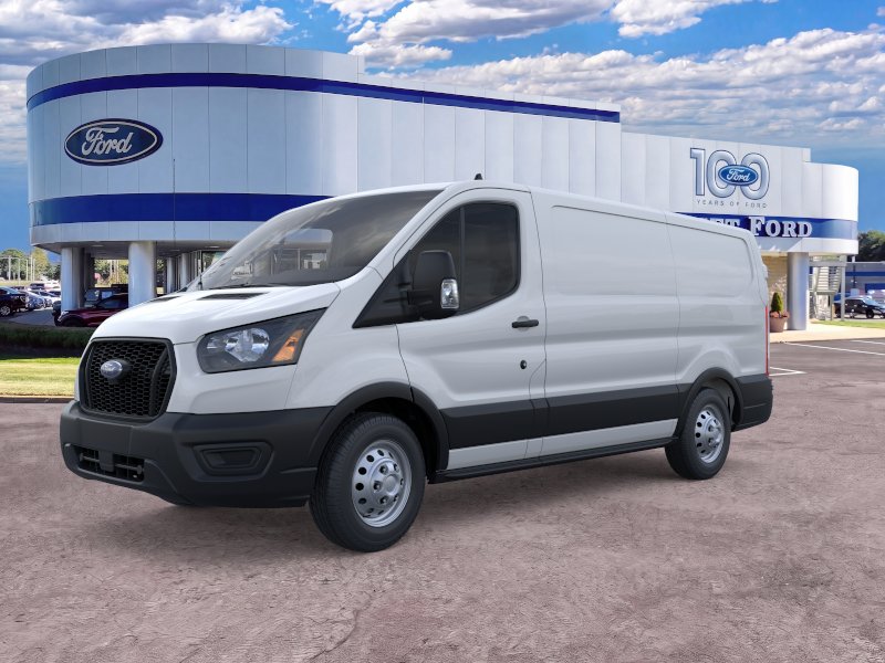 OXFORD WHITE 2025 Ford Transit Cargo Van All-Wheel Drive Automatic