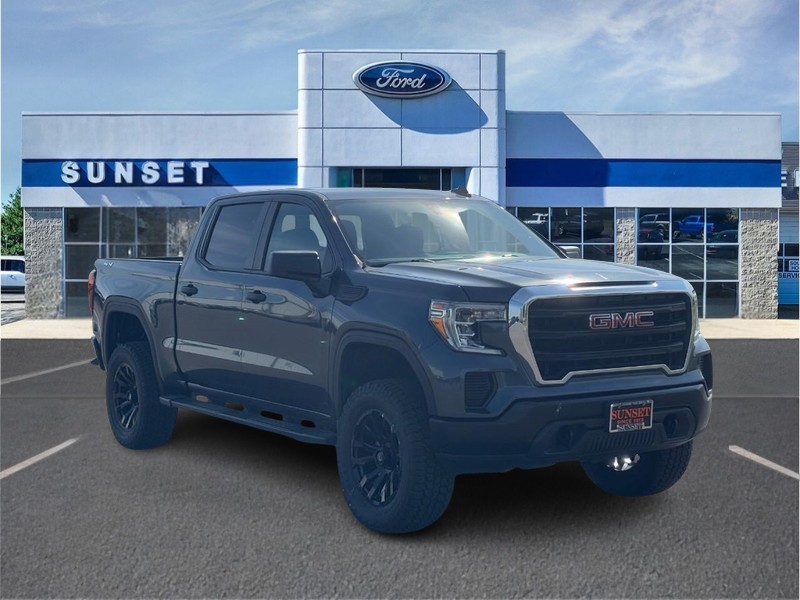 Gray (Dark Sky Metallic) 2021 GMC Sierra 1500 Crew Cab 4WD Pickup Truck Four-Wheel Drive 6-Speed Automatic