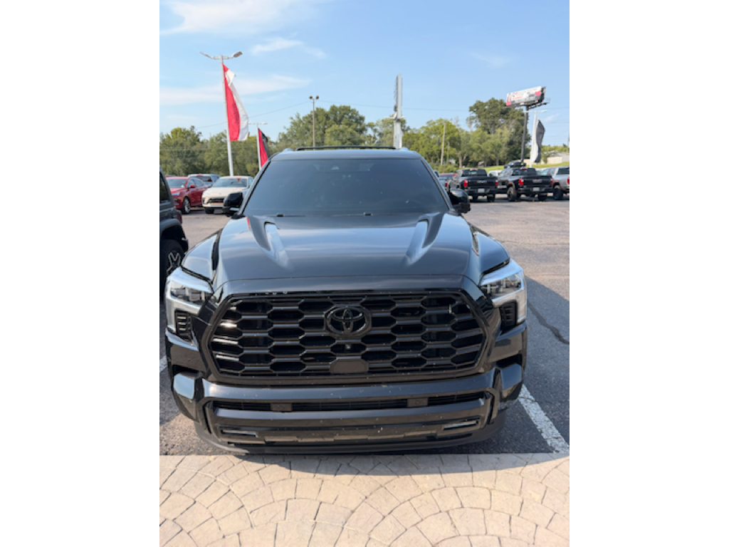 Midnight Black Metallic 2025 Toyota Sequoia SUV / Crossover Four-Wheel Drive Automatic