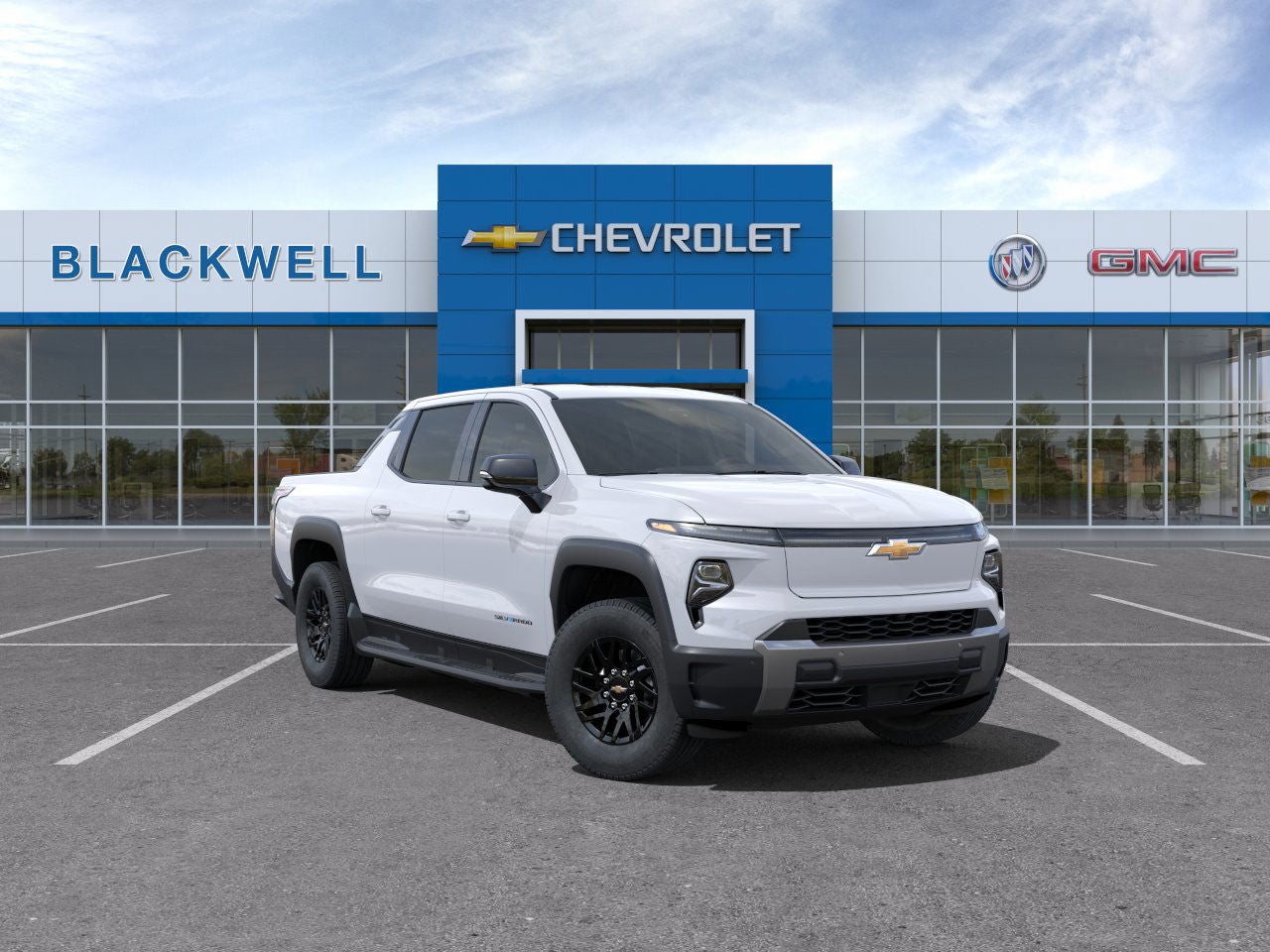 Summit White 2025 Chevrolet Silverado EV Pickup Truck All-Wheel Drive Automatic