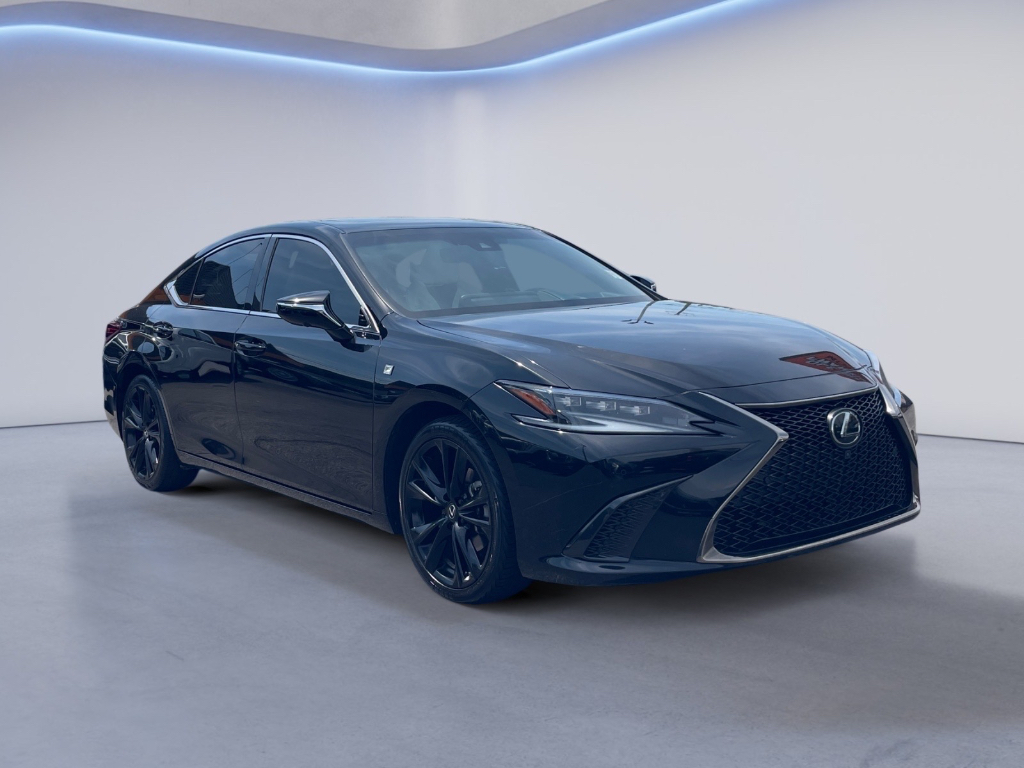 Black (Obsidian) 2023 Lexus ES Hybrid 300h F SPORT Handling FWD Sedan Front-Wheel Drive Continuously Variable Transmission