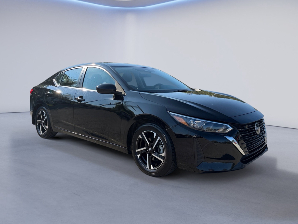 Super Black 2025 Nissan Sentra Sedan Front-Wheel Drive Continuously Variable Transmission