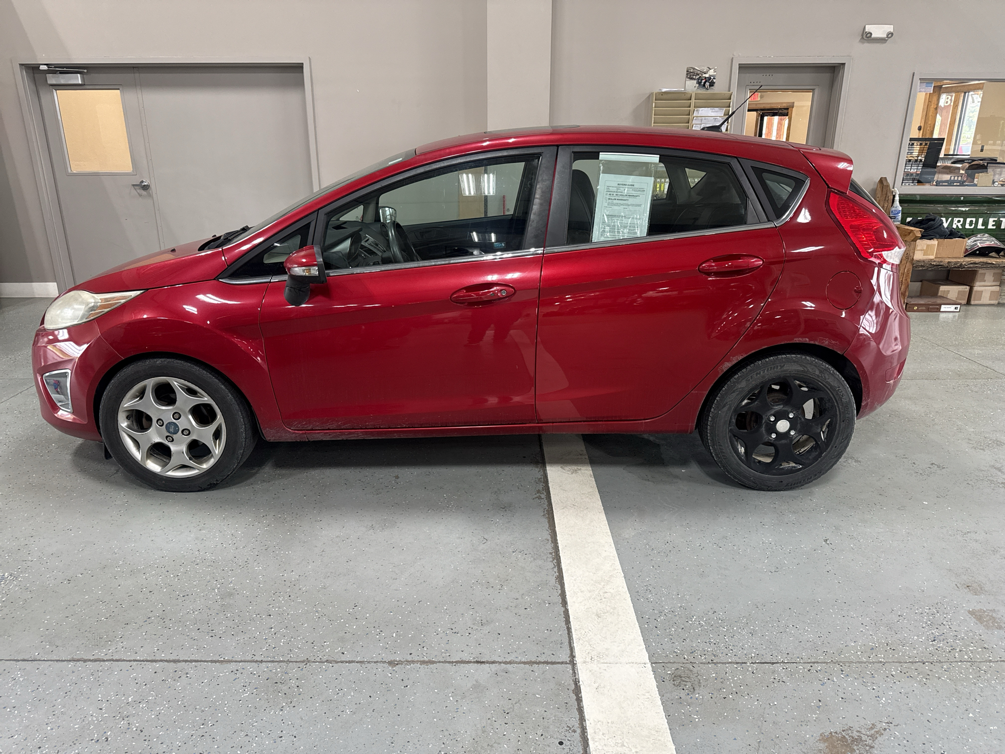 Red Candy Metallic Tinted Clearcoat 2011 Ford Fiesta Hatchback Front-Wheel Drive 6-Speed Automatic
