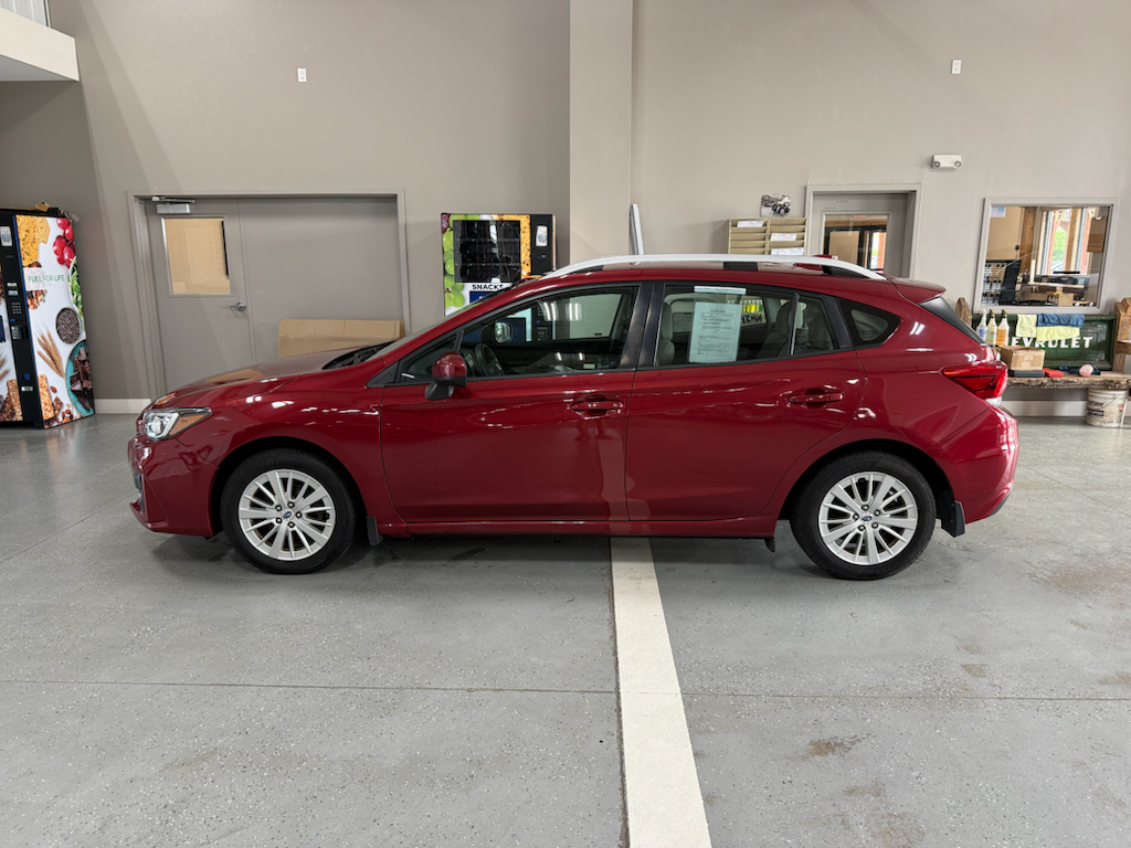 Crimson Red Pearl 2018 Subaru Impreza Hatchback All-Wheel Drive 7-Speed CVT