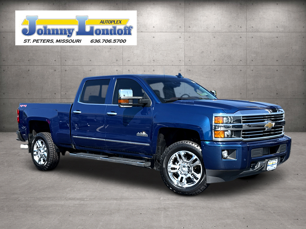 Deep Ocean Blue Metallic 2016 Chevrolet Silverado 2500HD Pickup Truck Four-Wheel Drive 6-Speed Automatic