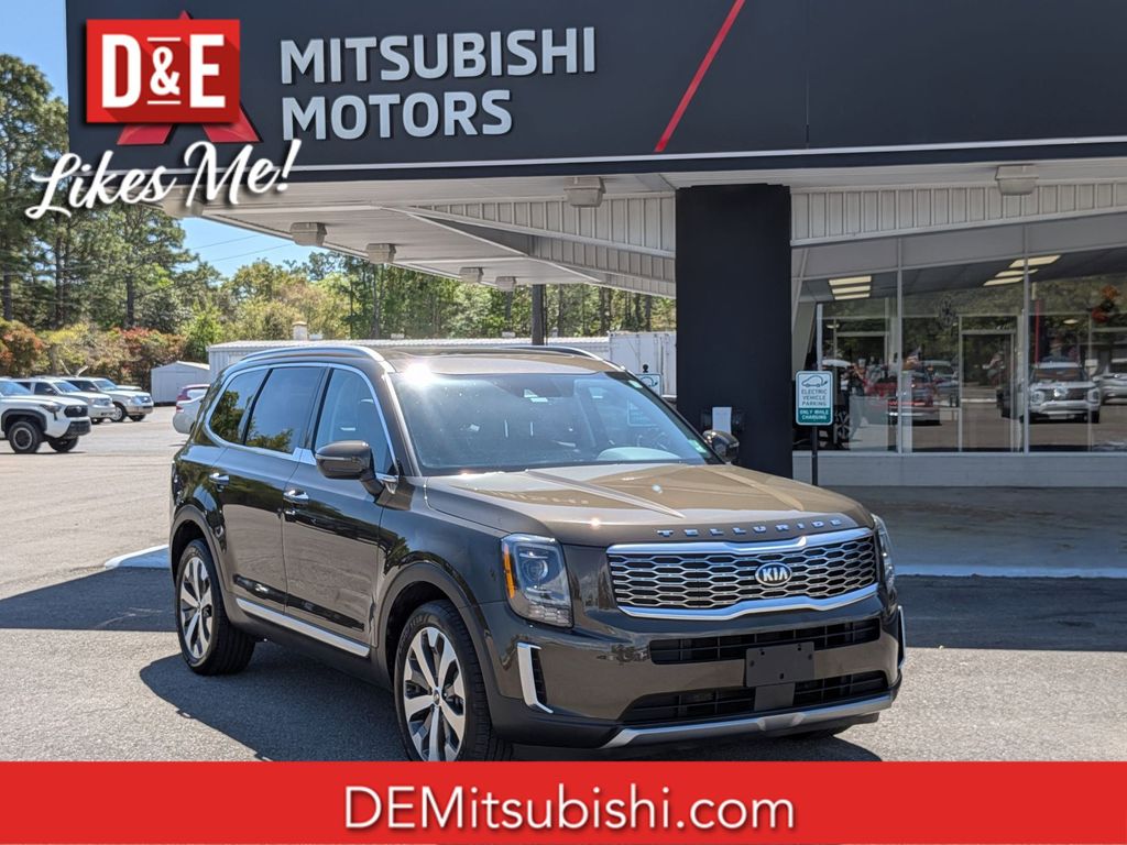 Dark Moss 2021 Kia Telluride S FWD SUV / Crossover Front-Wheel Drive 8-Speed Automatic