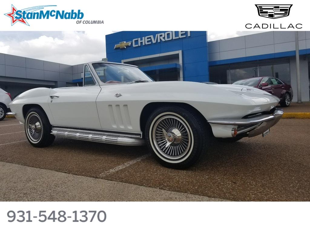 Ermine White 1966 Chevrolet Corvette Coupe 4-Speed Automatic