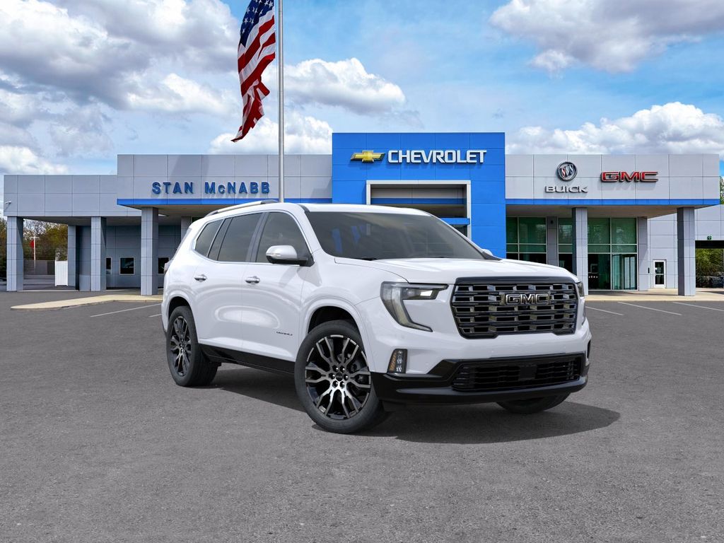 Glacier White Tricoat 2026 GMC Acadia SUV / Crossover Front-Wheel Drive 8-Speed Automatic