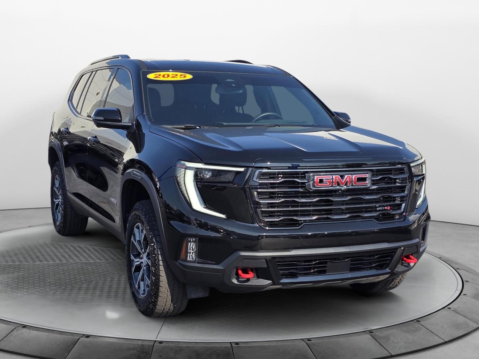 Black (Ebony Twilight Metallic) 2025 GMC Acadia SUV / Crossover Four-Wheel Drive 8-Speed Automatic