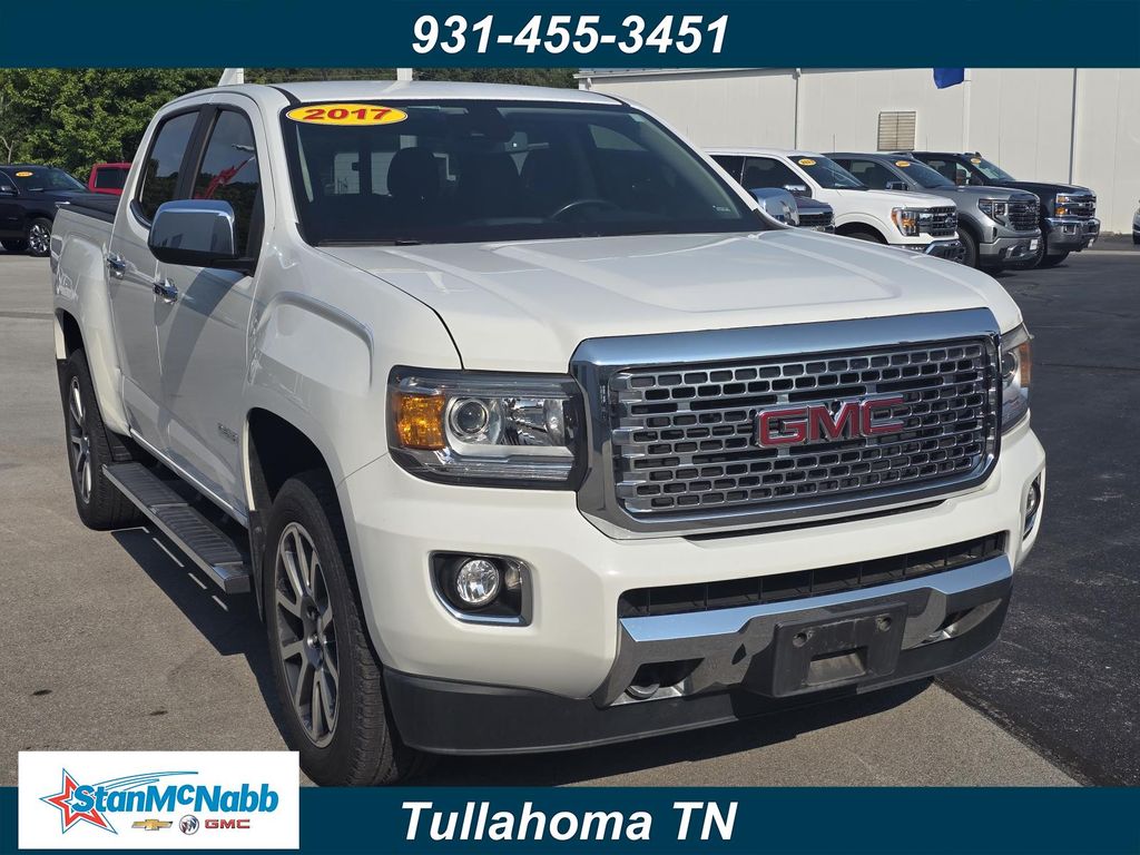 Summit White 2017 GMC Canyon Pickup Truck Four-Wheel Drive 8-Speed Automatic