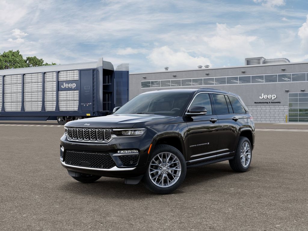Diamond Black Crystal Pearlcoat 2025 Jeep Grand Cherokee Summit 4WD SUV / Crossover Four-Wheel Drive 8-Speed Automatic
