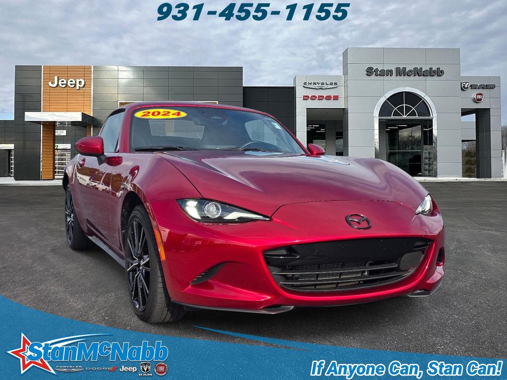 Soul Red Crystal Metallic 2024 Mazda MX-5 Miata Convertible Rear-Wheel Drive 6-Speed Automatic