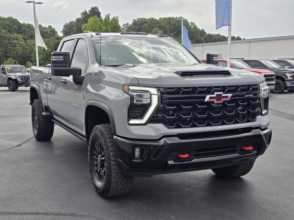 Slate Gray Metallic 2025 Chevrolet Silverado 2500HD ZR2 Crew Cab 4WD Pickup Truck Four-Wheel Drive Automatic