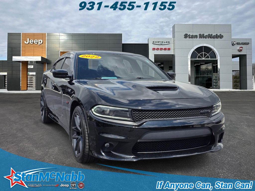 Pitch Black Clearcoat 2022 Dodge Charger Sedan Rear-Wheel Drive 8-Speed Automatic