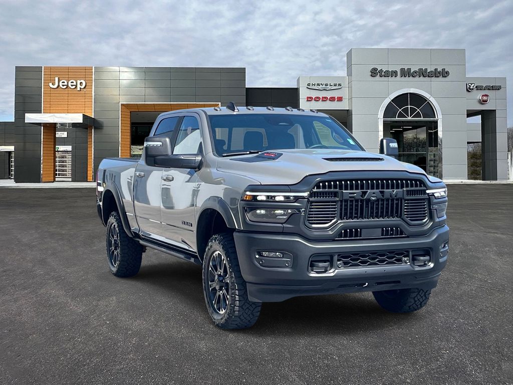 Ceramic Gray Clearcoat 2026 RAM 2500 Rebel Crew Cab 4WD Pickup Truck Four-Wheel Drive 8-Speed Automatic