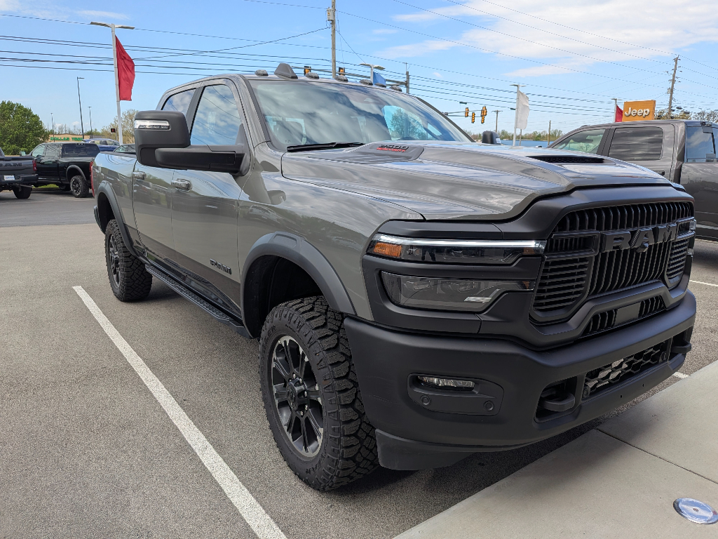 Ceramic Gray Clearcoat 2026 RAM 2500 Rebel Crew Cab 4WD Pickup Truck Four-Wheel Drive 8-Speed Automatic