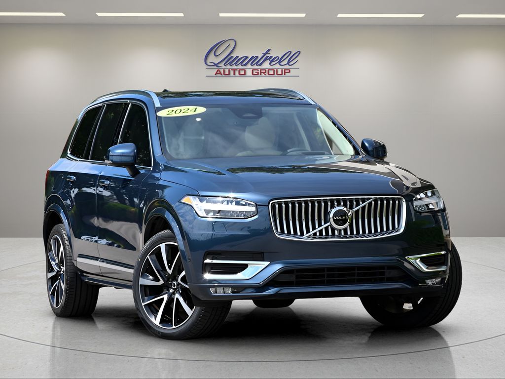 Denim Blue Metallic 2024 Volvo XC90 B6 Ultimate Bright Theme 6-Passenger AWD SUV / Crossover All-Wheel Drive 8-Speed Automatic