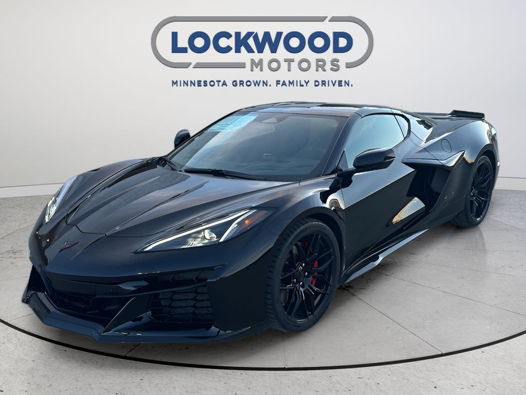 Black 2026 Chevrolet Corvette Coupe Rear-Wheel Drive 8-Speed Automatic