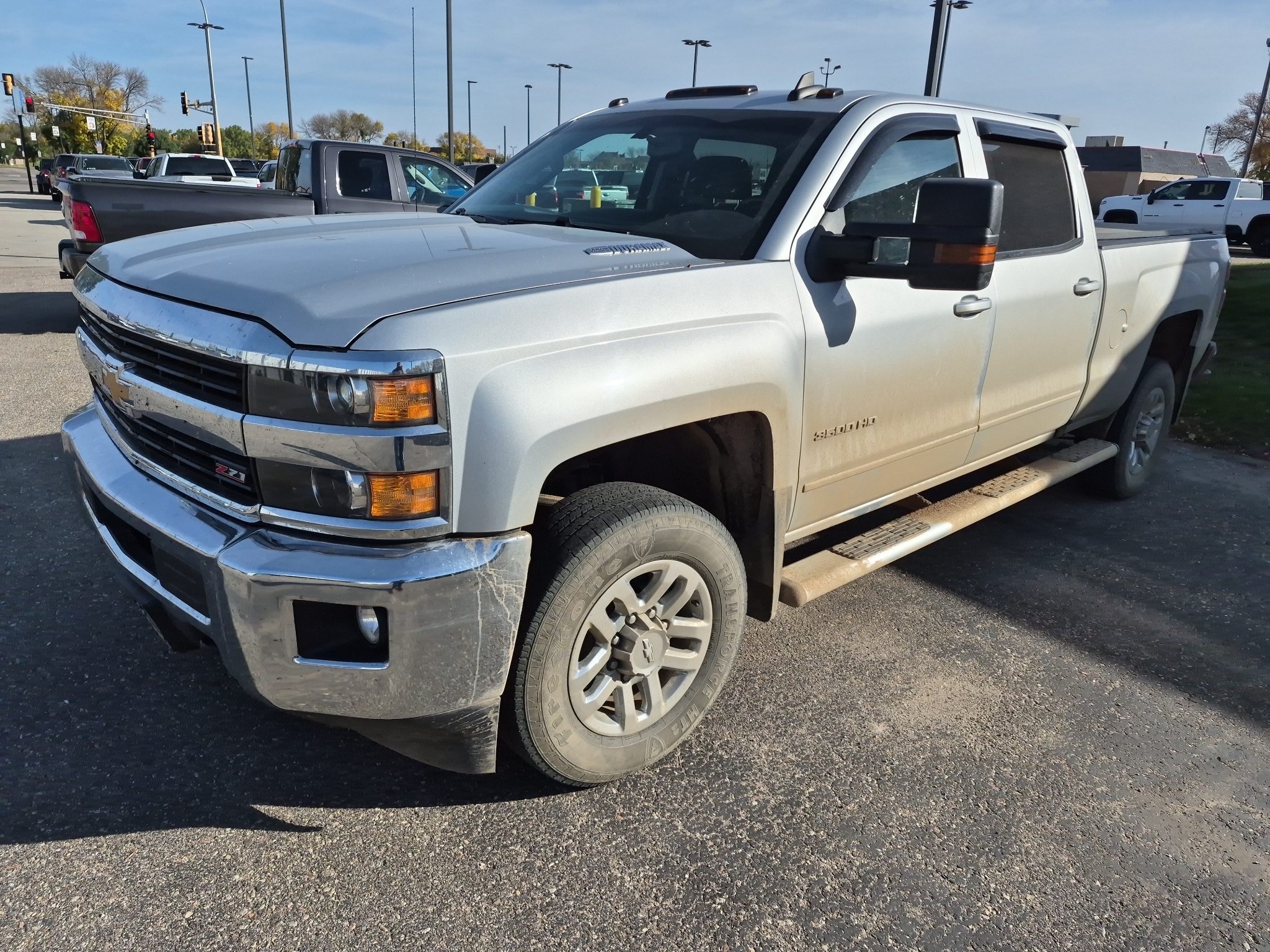 Silver Ice Metallic 2016 Chevrolet Silverado 3500HD Pickup Truck Four-Wheel Drive 6-Speed Automatic
