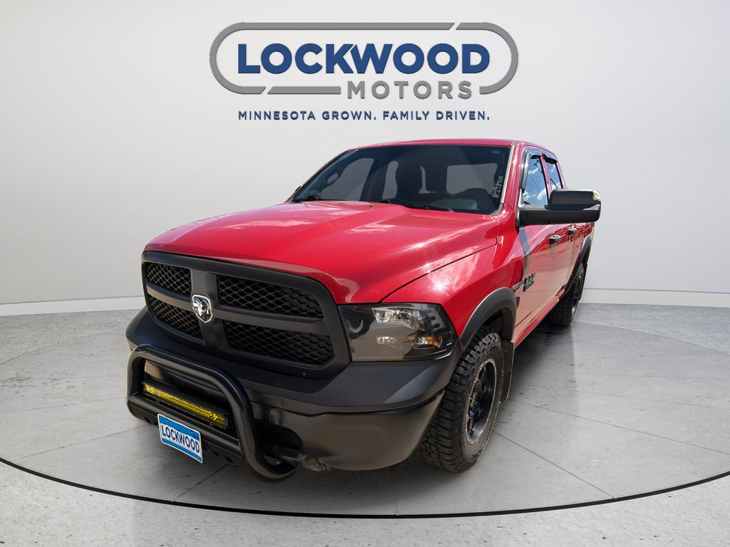 Flame Red Clearcoat 2014 RAM 1500 Pickup Truck Four-Wheel Drive 8-Speed Automatic