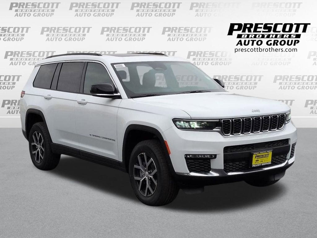 Bright White Clearcoat 2025 Jeep Grand Cherokee L Limited 4WD SUV / Crossover Four-Wheel Drive 8-Speed Automatic