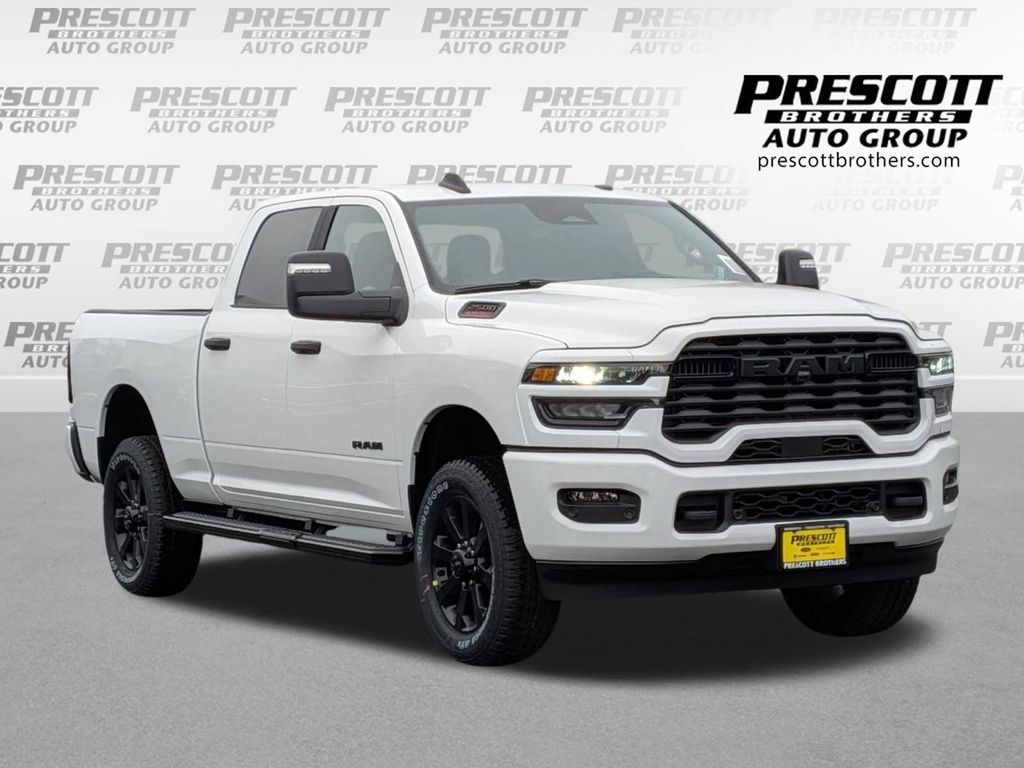 Bright White Clearcoat 2026 RAM 2500 Big Horn Crew Cab 4WD Pickup Truck Four-Wheel Drive 8-Speed Automatic