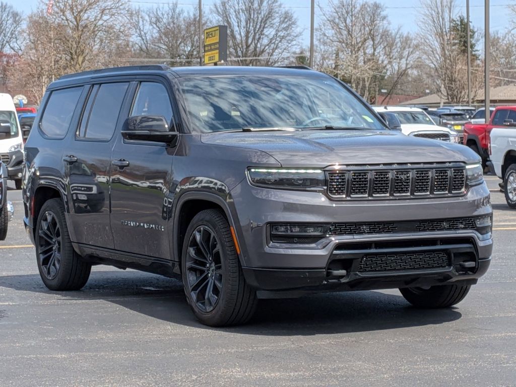 Baltic Gray Metallic Clearcoat 2024 Jeep Grand Wagoneer Series III Obsidian 4WD SUV / Crossover Four-Wheel Drive 8-Speed Automatic