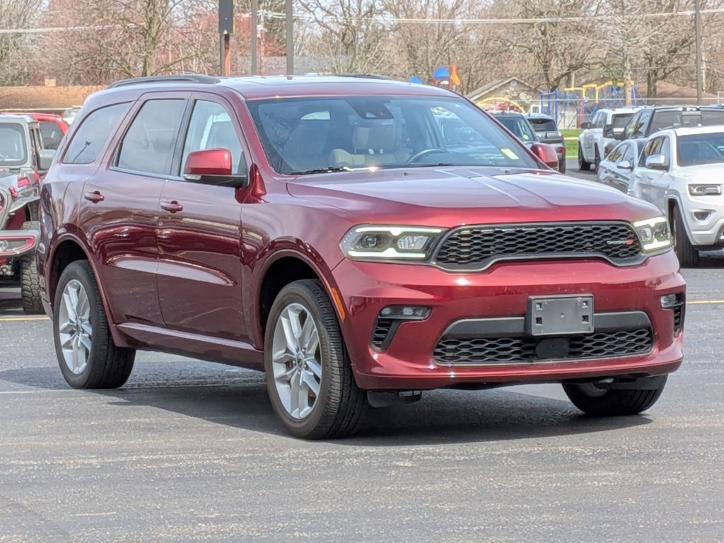 Octane Red Pearlcoat 2022 Dodge Durango GT Plus AWD SUV / Crossover All-Wheel Drive 8-Speed Automatic