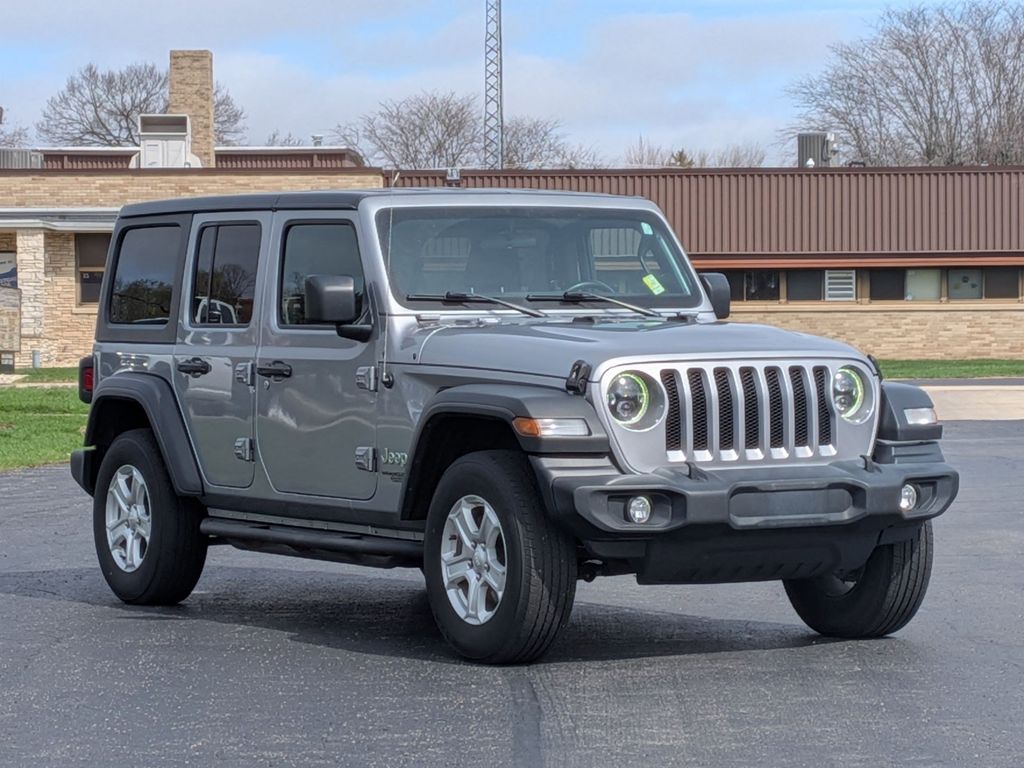 Billet Silver Metallic Clearcoat 2021 Jeep Wrangler Unlimited Sport S 4WD SUV / Crossover Four-Wheel Drive 8-Speed Automatic