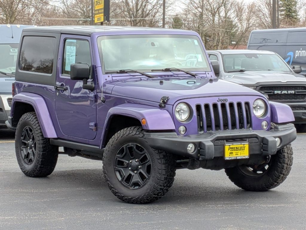 Xtreme Purple Pearl 2016 Jeep Wrangler Sahara 75th Anniversary 4WD SUV / Crossover Four-Wheel Drive 5-Speed Automatic