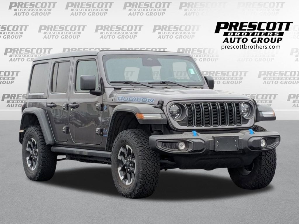 Gray (Granite Crystal Metallic Clearcoat) 2025 Jeep Wrangler 4xe Rubicon 4WD SUV / Crossover Four-Wheel Drive 8-Speed Automatic