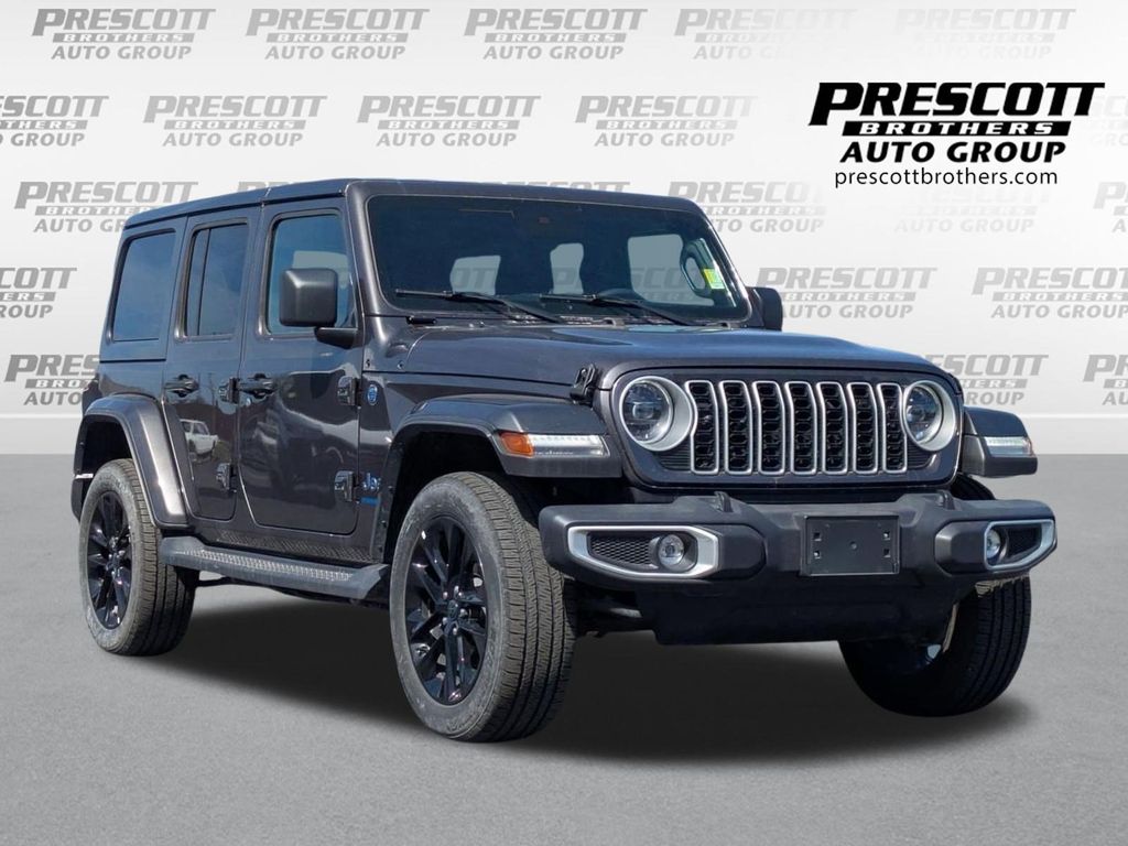 Gray (Granite Crystal Metallic Clearcoat) 2025 Jeep Wrangler 4xe Sahara 4WD SUV / Crossover Four-Wheel Drive 8-Speed Automatic