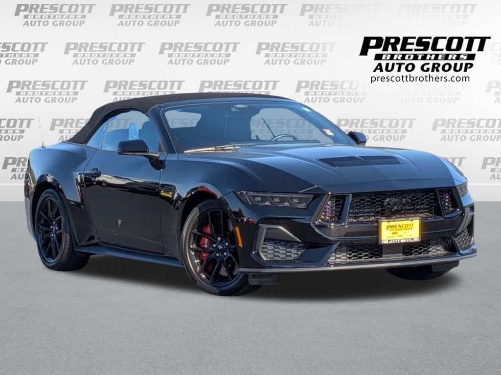 SHADOW BLACK 2024 Ford Mustang GT Premium Convertible RWD Convertible Rear-Wheel Drive Automatic