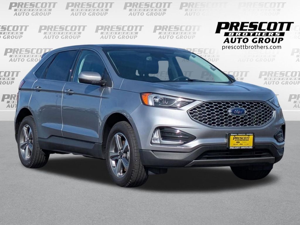 ICONIC SILVER 2024 Ford Edge SEL AWD SUV / Crossover All-Wheel Drive 8-Speed Automatic