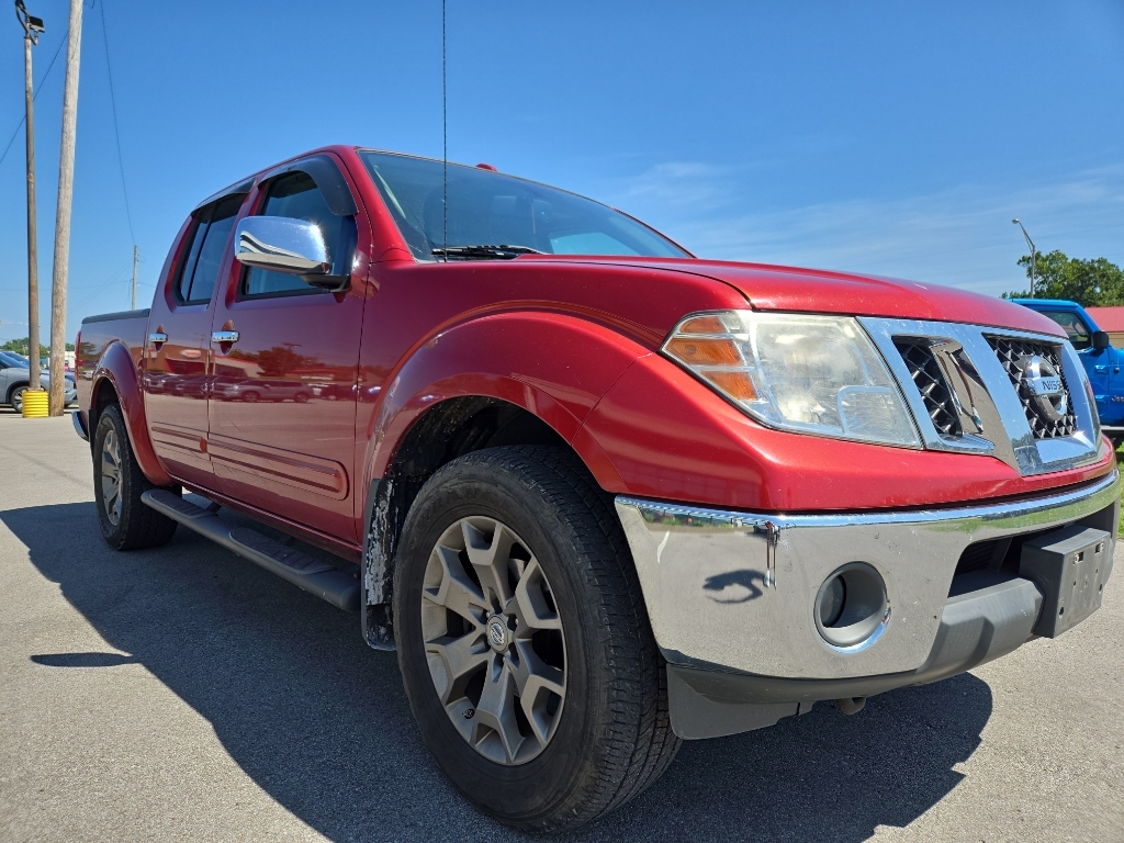 Lava Red 2017 Nissan Frontier Pickup Truck Four-Wheel Drive 5-Speed Automatic