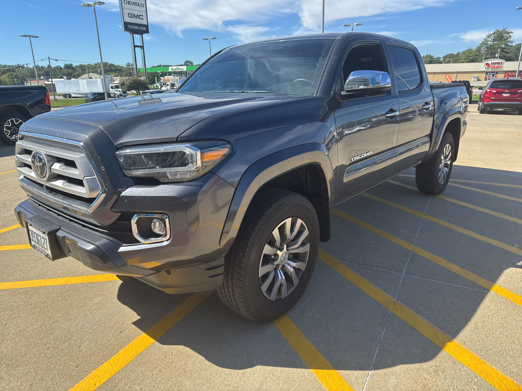 Gray 2023 Toyota Tacoma Pickup Truck Four-Wheel Drive