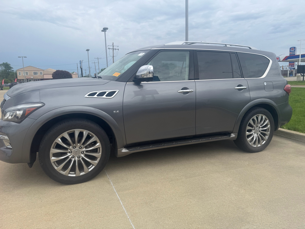 Silver 2017 INFINITI QX80 Limited 4WD SUV / Crossover All-Wheel Drive 7-Speed Automatic
