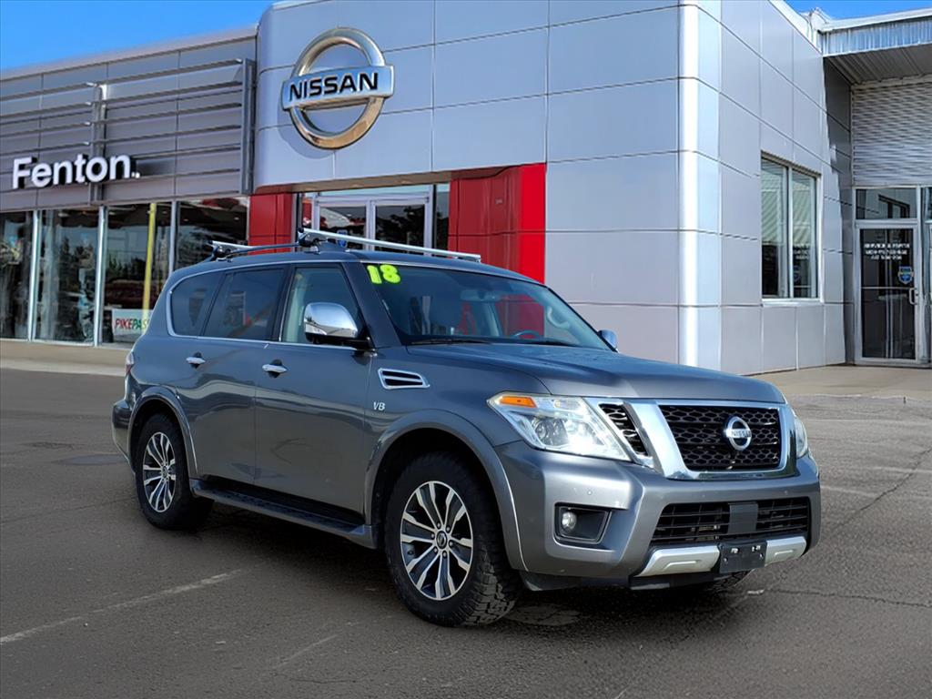 Gray (Gun Metallic) 2018 Nissan Armada SUV / Crossover Four-Wheel Drive 7-Speed Automatic