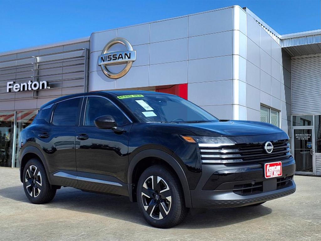 Super Black 2025 Nissan Kicks SV AWD SUV / Crossover All-Wheel Drive Continuously Variable Transmission