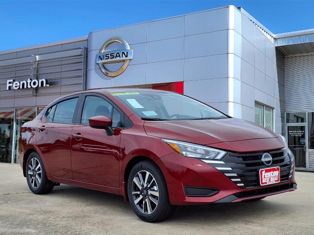 Red (Scarlet Ember) 2025 Nissan Versa SV FWD Sedan Front-Wheel Drive Continuously Variable Transmission
