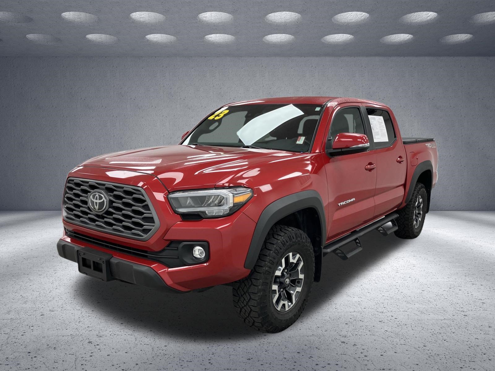 Barcelona Red Metallic 2023 Toyota Tacoma Pickup Truck Four-Wheel Drive 6-Speed Automatic
